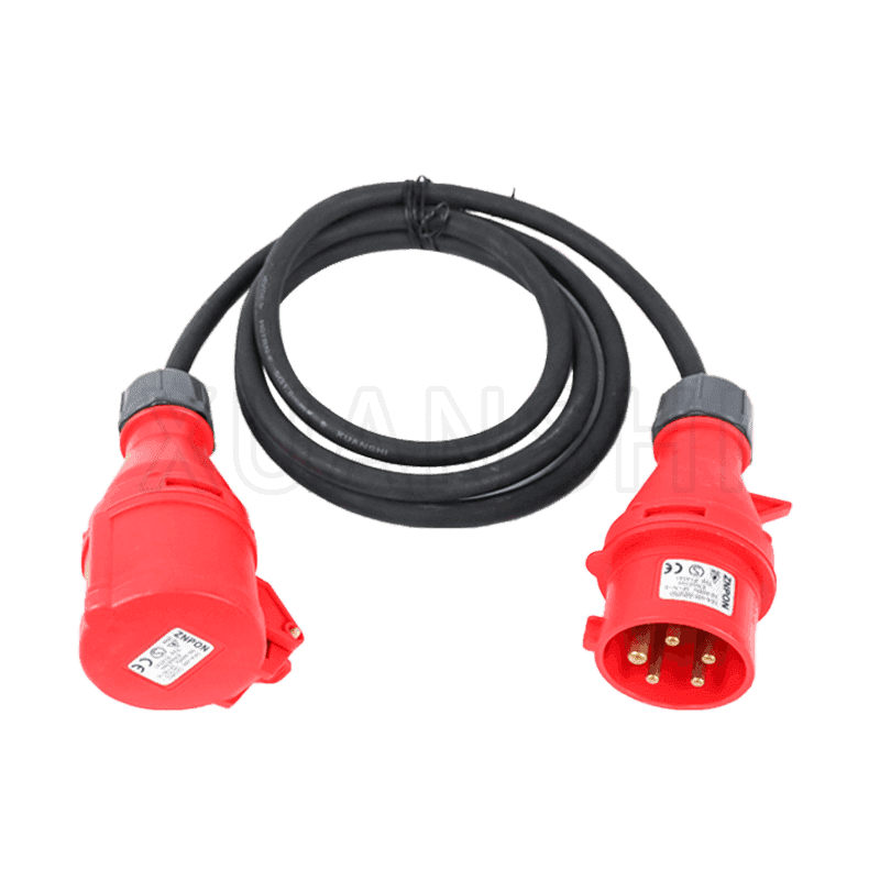 IP44 5-polni industrijski produžni kabel za utikač i utičnicu XS-GY003,XS-GY003Z